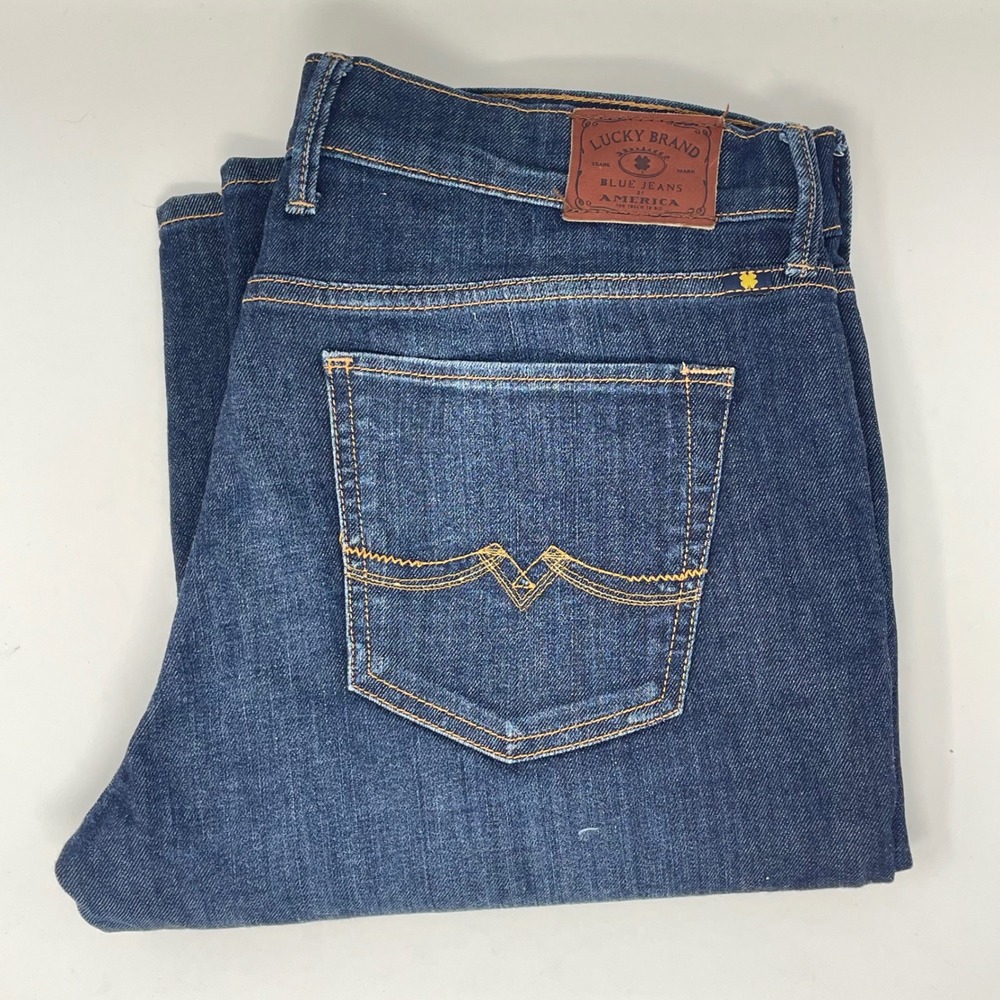 Lucky‎ Brand Sweet N Straight Dark Wash Denim Jeans Mens 30 Regular
